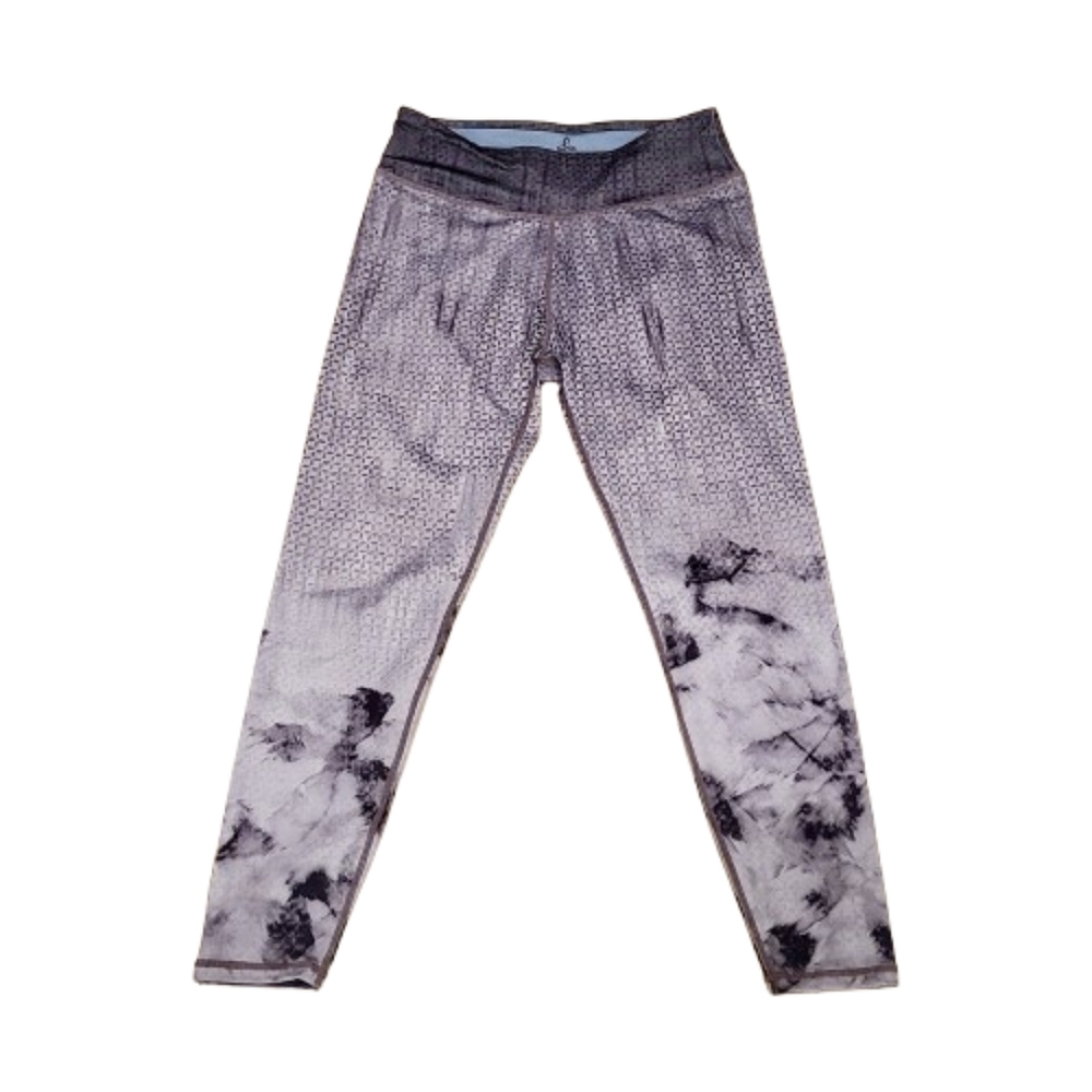 Prana Marble Gray and Blue Leggings - Picture 2 of 5